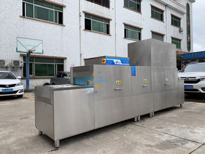 平放式长龙洗碗机实拍图