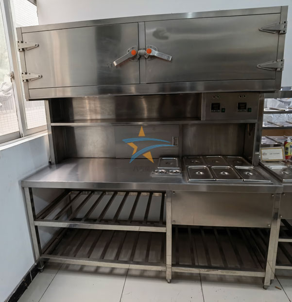 外卖保温柜实拍图