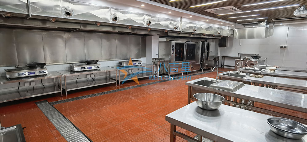 200-300人医院食堂ky登录工程3d效果图