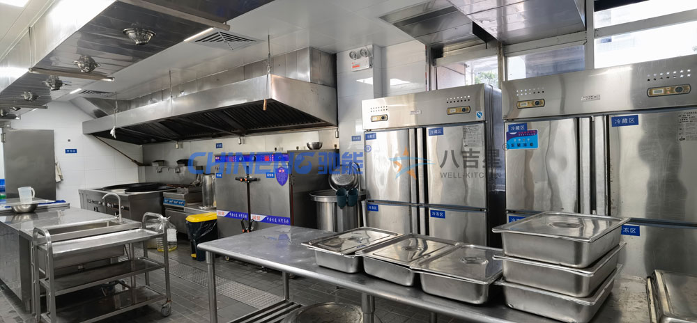 50-100人标准版智能食堂ky登录工程3d效果图