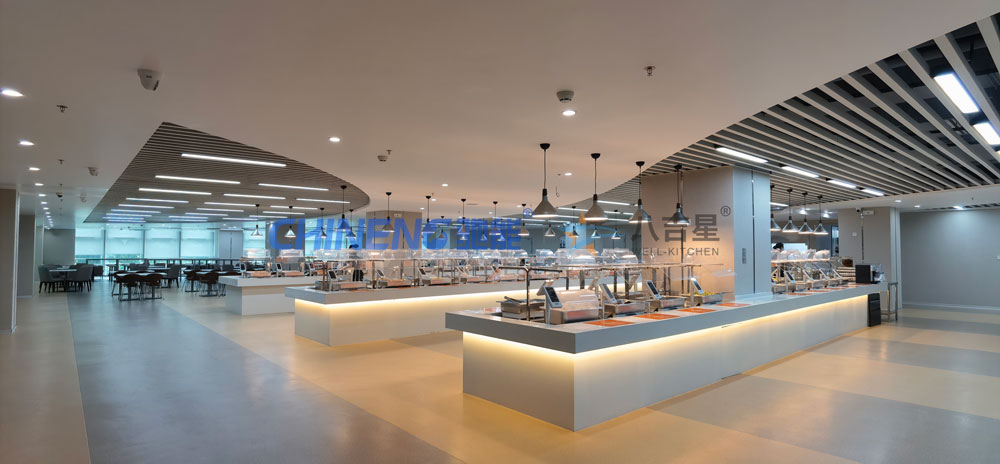 50-100人标准版智能食堂ky登录工程3d效果图