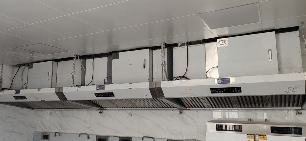 见炬科技员工食堂ky登录工程油烟净化器