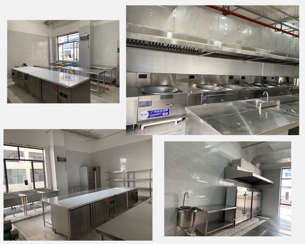 赛肯户外器械工厂食堂ky登录工程案例拍摄