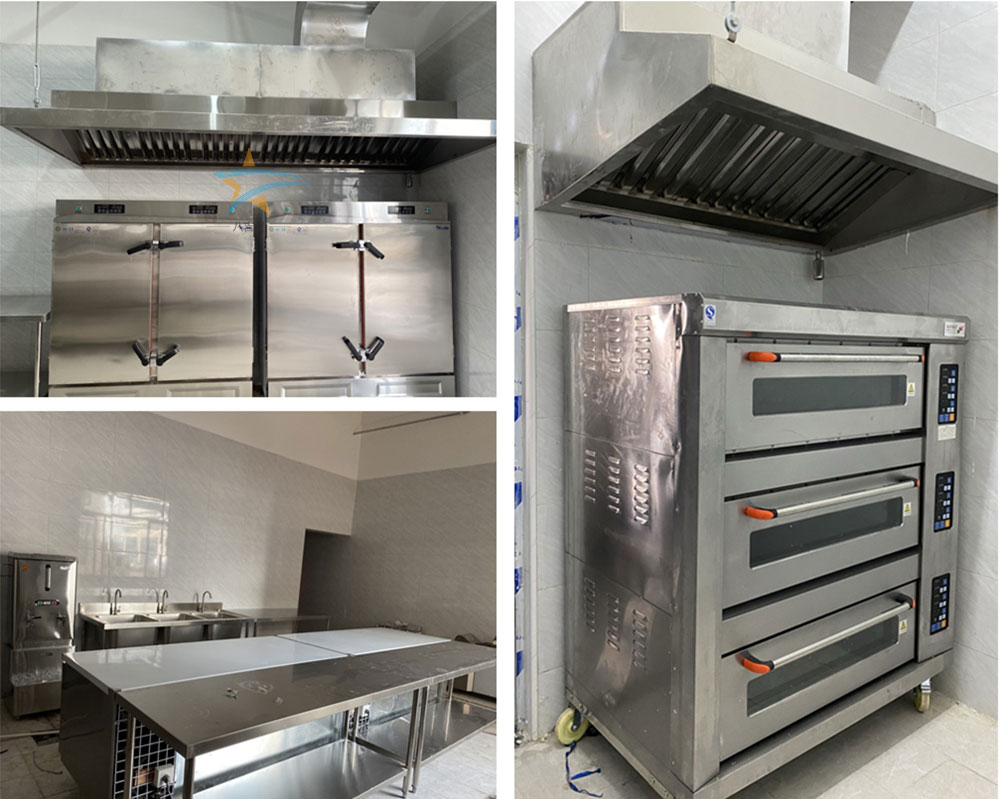 赛肯户外器械工厂食堂ky登录设备验收