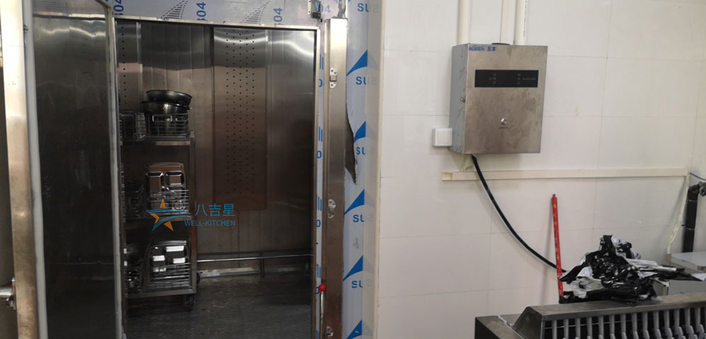 通艺实验学校食堂ky登录高温蒸汽消毒房