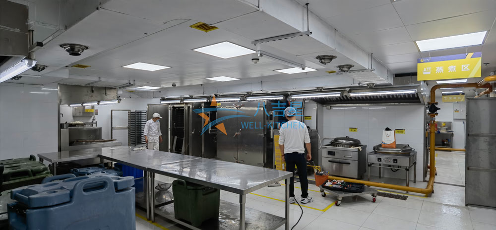 南山鑫辉餐饮中央ky登录蒸煮区