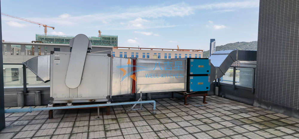 中山百盛生物科技食堂油烟净化工程