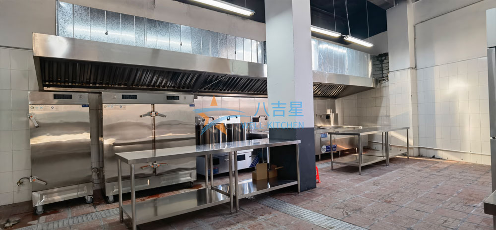 东莞黄江永安五金厂员工食堂ky登录烹饪间