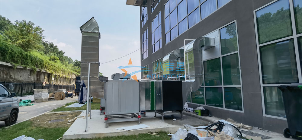 广州方邦电子员工食堂ky登录油烟净化系统