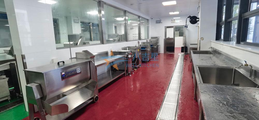 珠海高华城市服务配送中心ky登录加工区蔬菜加工区