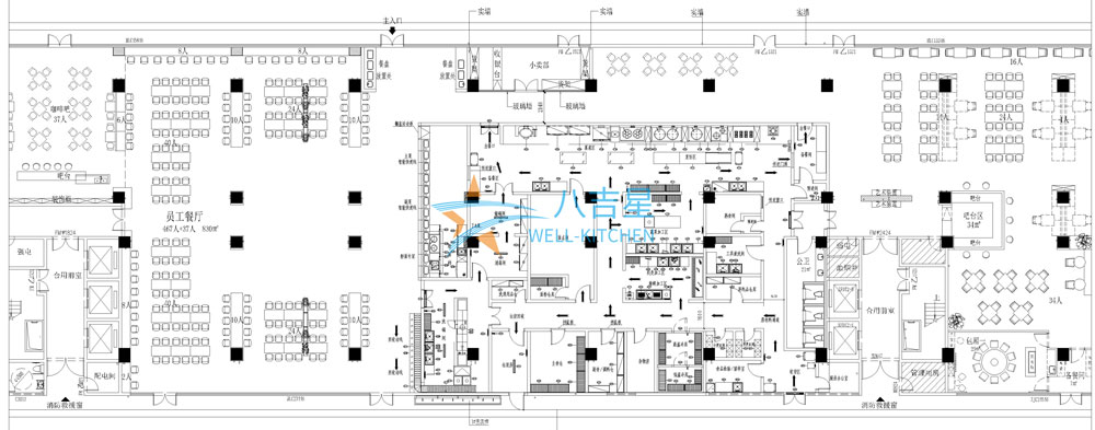 佛山美巢湾员工食堂ky登录图纸