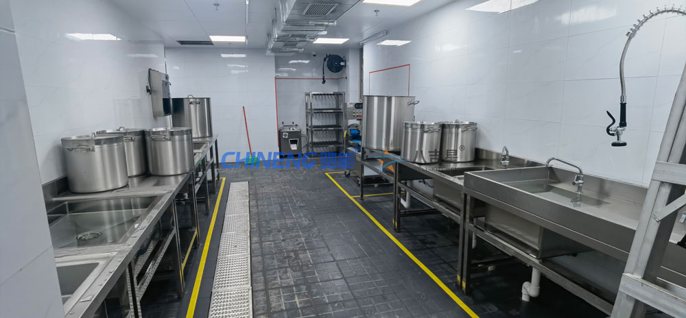 深圳光明贝特瑞2楼员工食堂ky登录预加工间