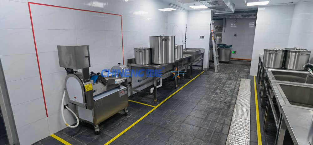 深圳光明贝特瑞2楼员工食堂ky登录粗加工间