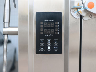 商用推车式蒸柜实拍图