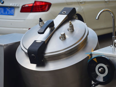 商用可倾式压力锅实拍图