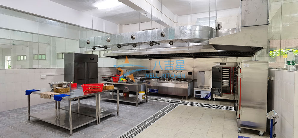 200-300人公司食堂ky登录工程3d效果图